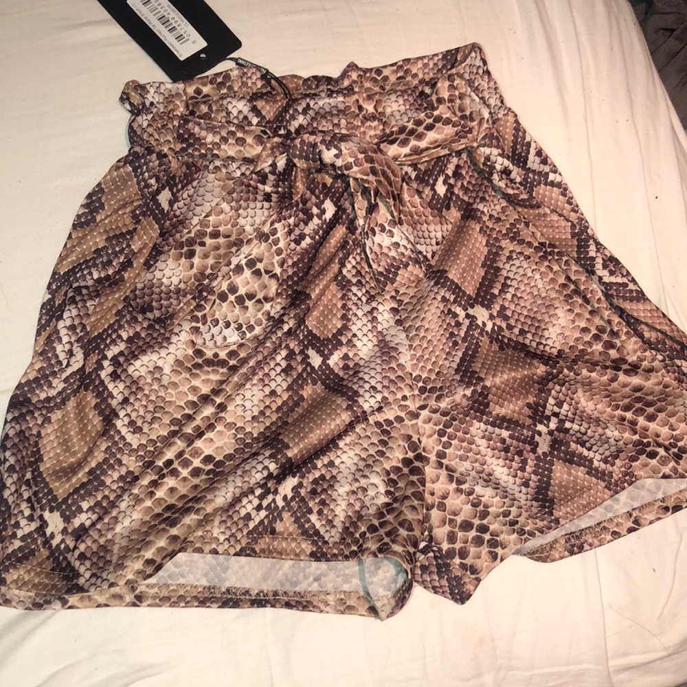 Snake Skin Shorts